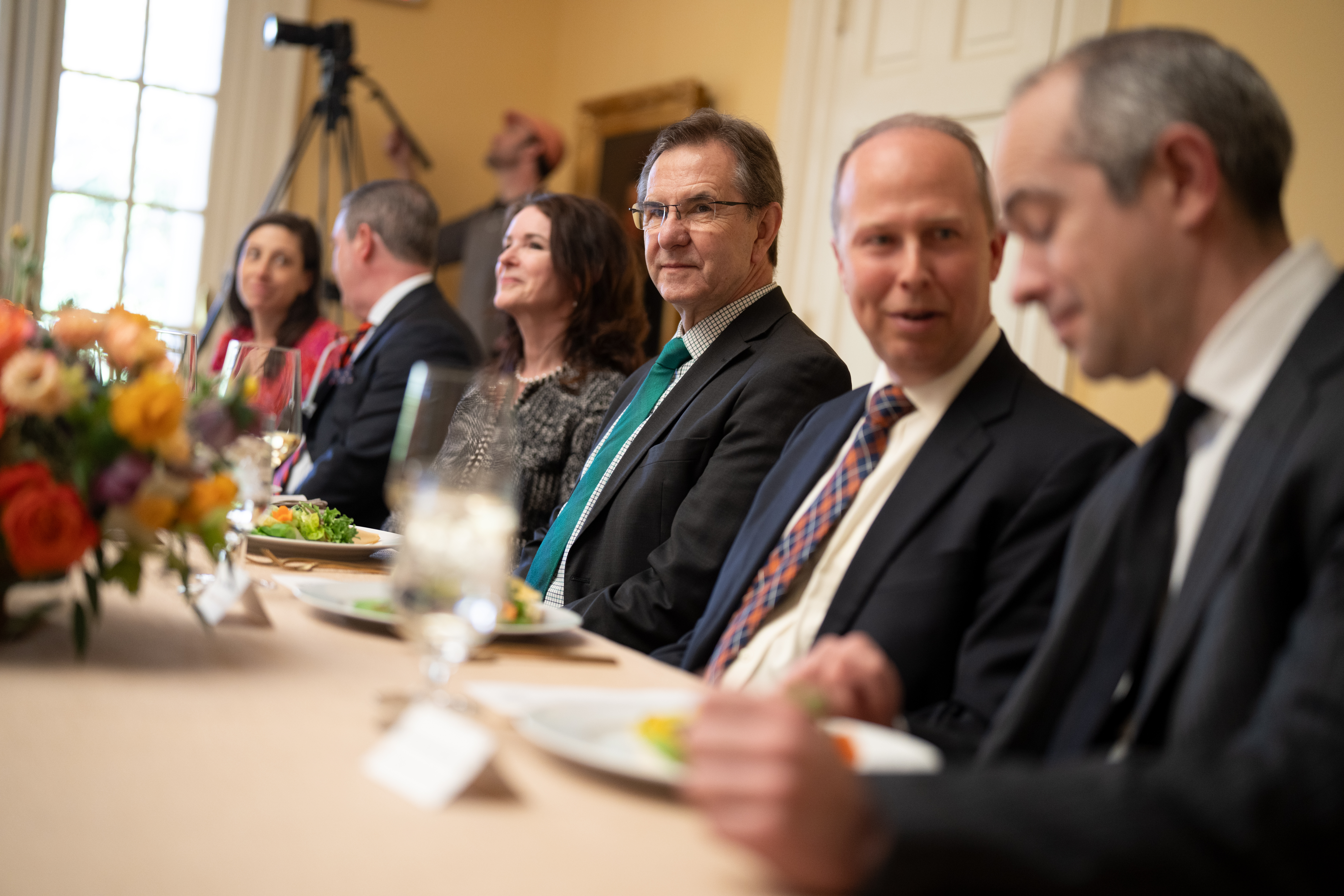 Esteban Moctezuma Barragán, Mexico’s Ambassador to the United States attends a luncheon sponsored by UVA''s Global Spanish Initiative.