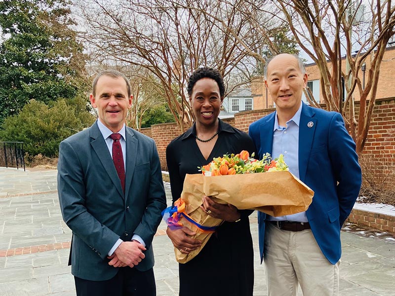 Margot Lee Shetterly with Jim Ryan and Ken Ono