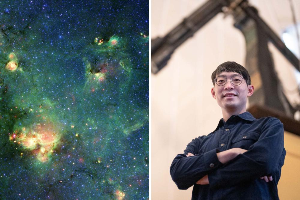 Yao-Lun Yang studies the chemistry of stars