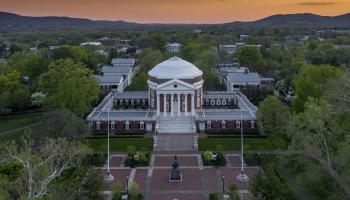 The Rotunda and Lawn at the University of Virginia