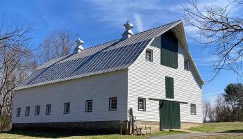 Conly Greer built this barn in 1937-38 to demonstrate to Black farmers the newest, most efficient and sanitary methods in farming.