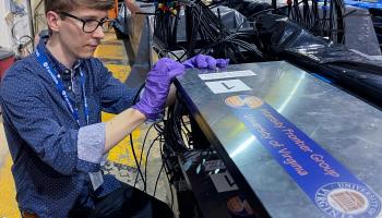 Tyler Hooho, fourth-year doctoral student in physics