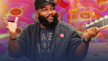 Photo illustration of A.D. Carson, UVA's Associate Professor of Hip-Hop