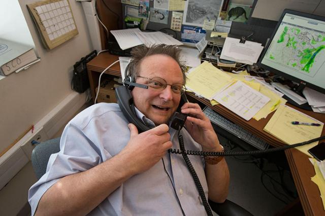 Virginia State climatologist Jerry Stenger