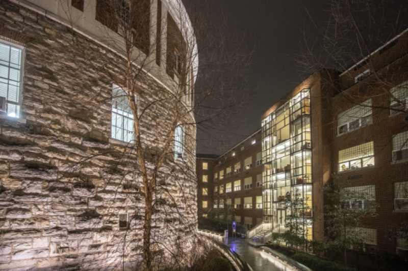 Old Cabell Hall and New Cabell Hall