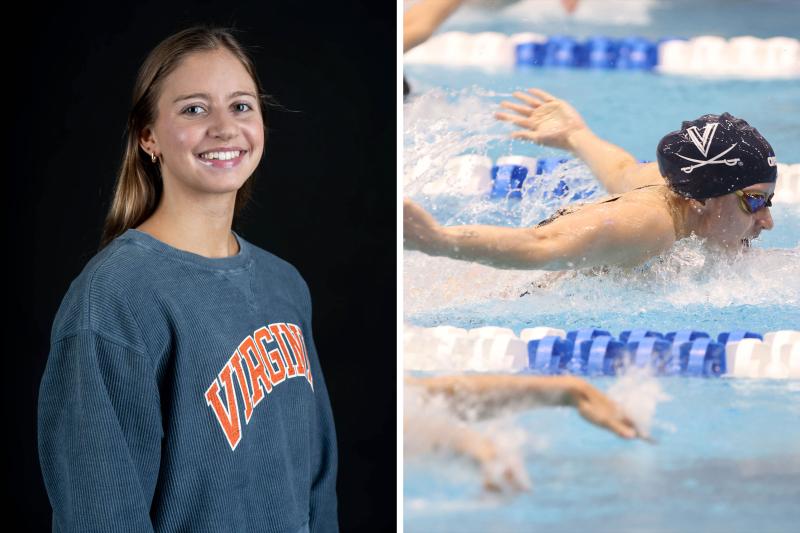 As a Wahoo, Kate Douglass has stockpiled achievements both in and outside of the pool. 