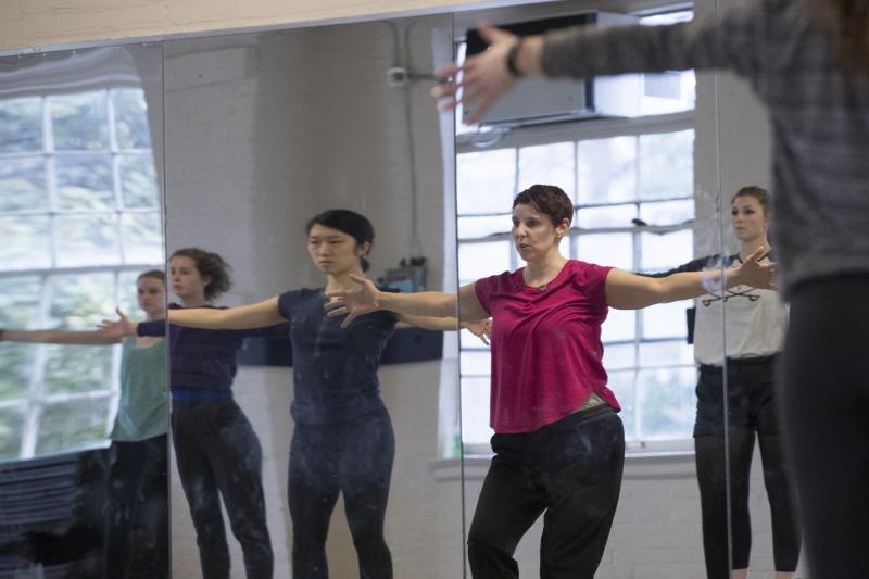 Rose Pasquarello Beauchamp, who established and led the dance minor when it was instated 10 years ago, returned to UVA in February to work with students.