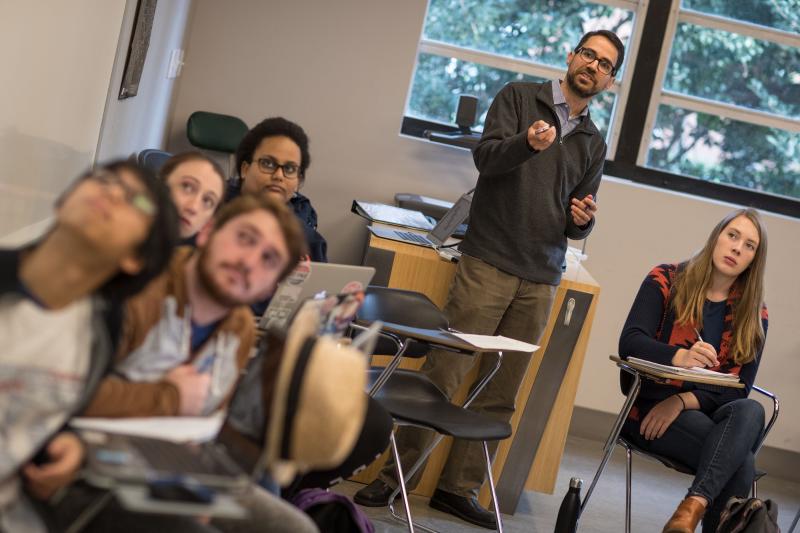 Psychology Professor Vikram Jaswal's class, '‘The Science and Lived Experience of Autism'.