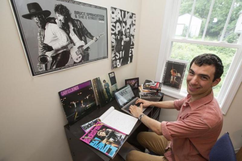 Jonathan Cohen, a graduate student in U.Va.'s Corcoran Department of History, is the driver behind BOSS, the Biannual Online-journal of Springsteen Studies, an academic journal focusing on scholarly studies of Springsteen.