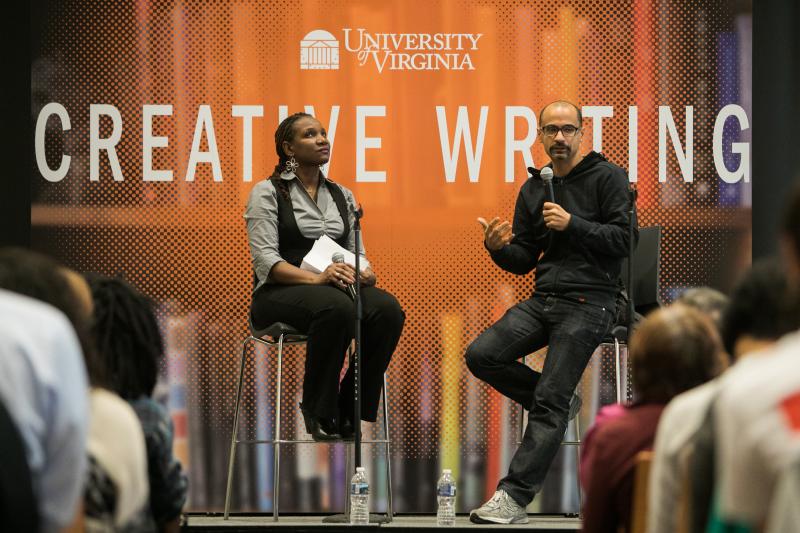 Junot Díaz, UVA Kapnick Distinguished Writer-in-Residence, in conversation with Assistant Professor of English Njelle Hamilton