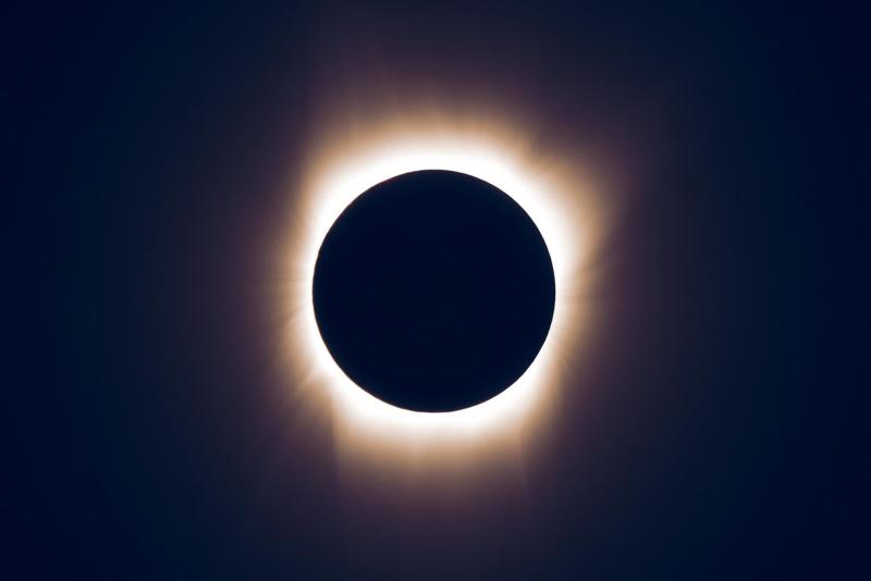 A total solar eclipse will occur Aug. 21. This image is of an event on July 11, 2010 as seen from the South Pacific.