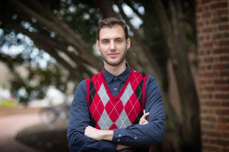 Kostadin Kushlev, a post-doctoral research associate in psychology, led the study of diners in a Canadian café.
