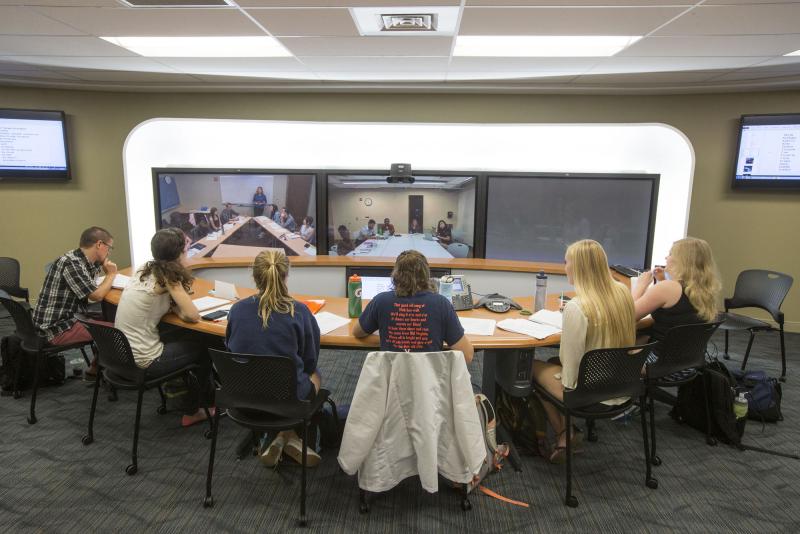 Students at U.Va, Duke and Vanderbilt connect via teleconference to learn a rarely taught Mayan dialect.