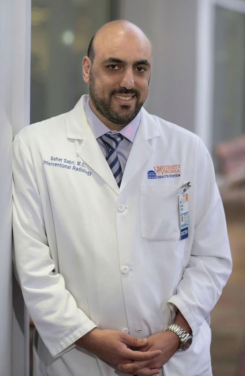 Dr. Saher Sabri, an associate professor of radiology, has led outreach efforts for the Islamic Society of Central Virginia.