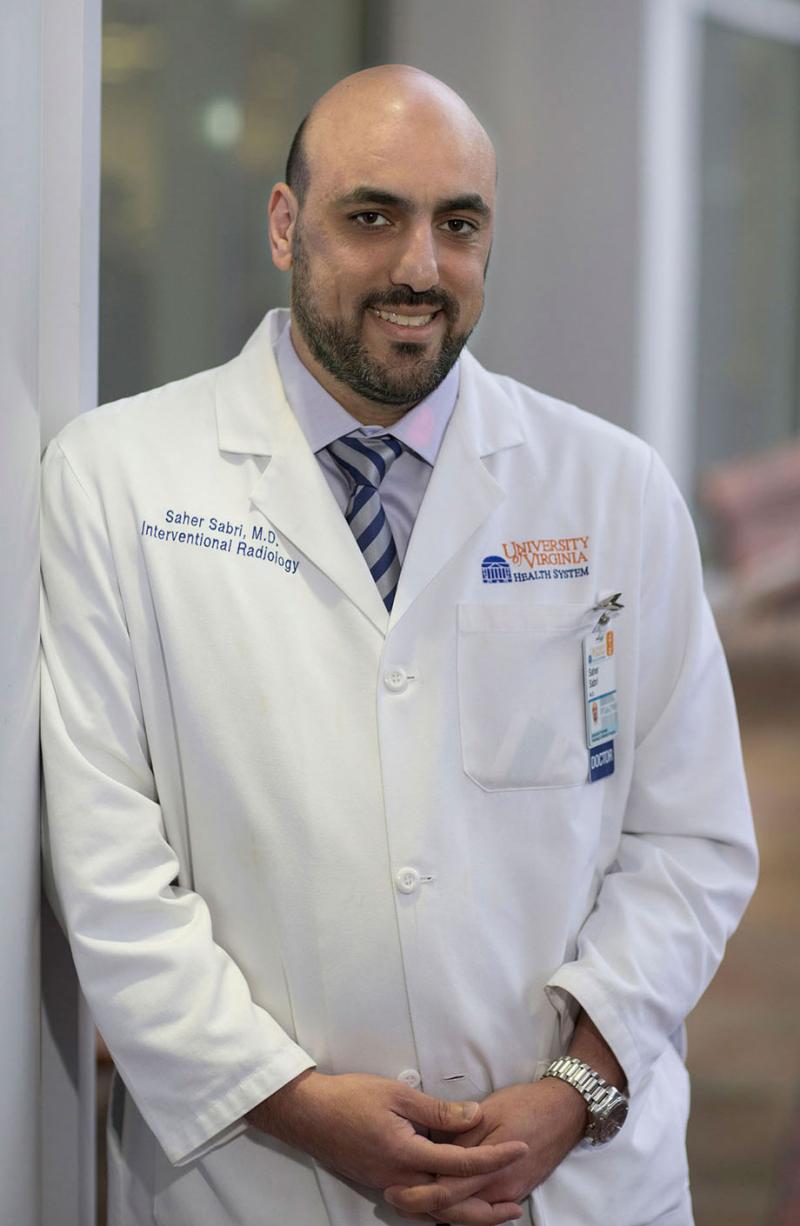 Dr. Saher Sabri, an associate professor of radiology, has led outreach efforts for the Islamic Society of Central Virginia. 