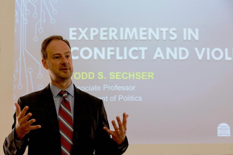 Participants in the Department of Politics Experimental Lab provide researchers with valuable data about whether or not exposure to violence affects aggression. 
