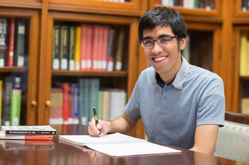 First-year student Zaakir Tameez is one of the primary authors behind an amicus brief submitted to the Texas Supreme Court in support of increased educational funding.