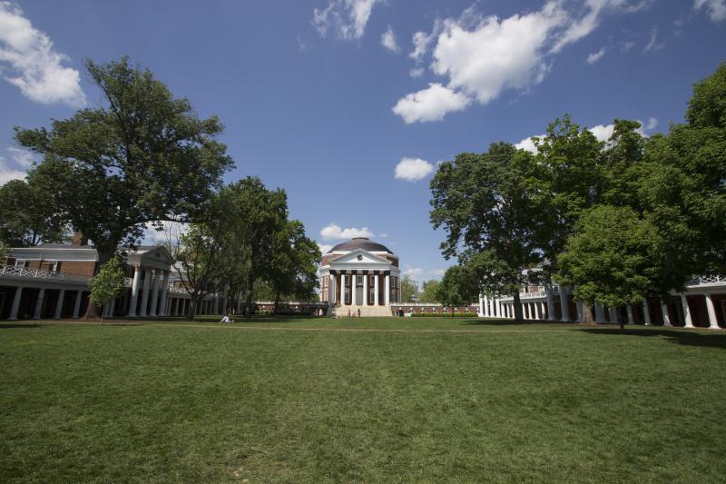 The Rotunda and the Lawn at the University of Virginia