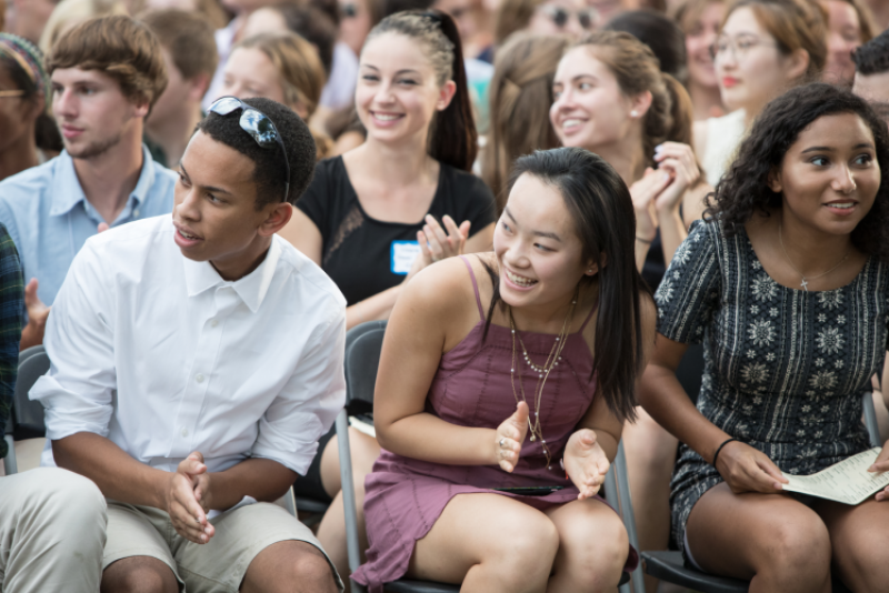 UVA students at opening Convocation 