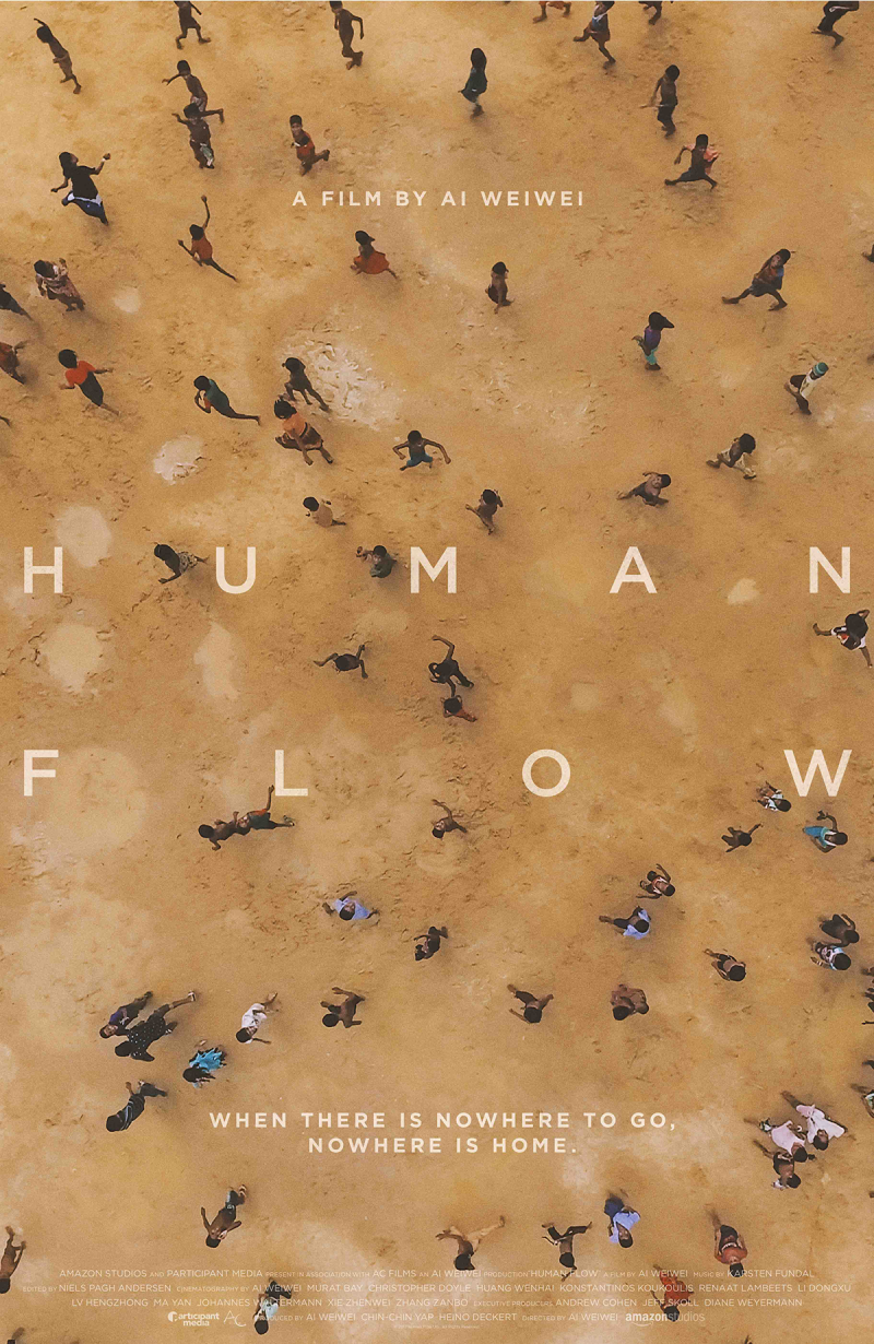 Poster of the Human Flow documentary