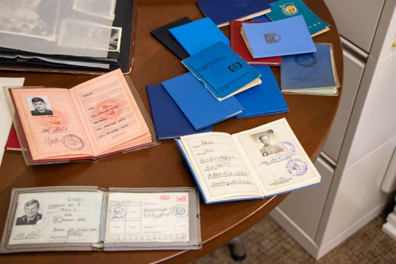 East German identity documents from the 1980's