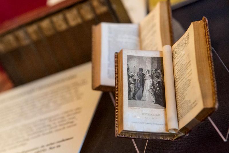 James Madison's personal copy of Hamlet on display