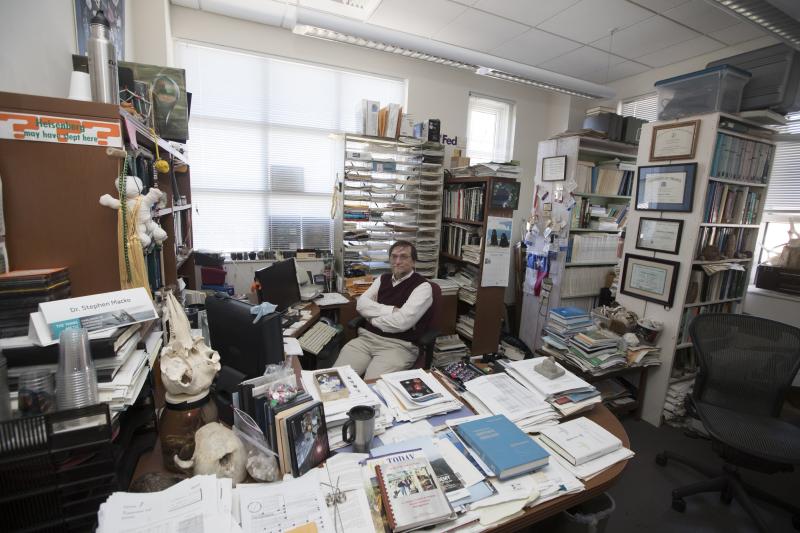 The Macko Museum of Natural History, and its curator, environmental scientist Stephen Macko.